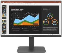 LG 24" FULL 1920x1080 IPS MONITOR WITH USB TYPE-C