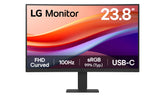 LG 24" FHD 100HZ 5MS GTG CURVED VA LCD MONITOR