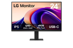 LG 24” QHD IPS MONITOR WITH USB-C
