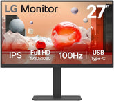 LG 27” FULL HD IPS MONITOR WITH USB TYPE‑C AND RJ45