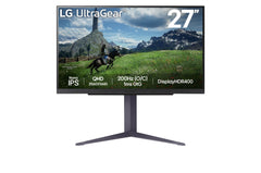 LG 27” ULTRAGEAR QHD NANO IPS 180HZ (O/C 200HZ) GAMING MONITOR, 1MS (GTG), DISPLAYHDR 400