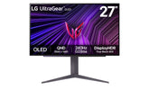 LG 27" ULTRAGEAR OLED GAMING MONITOR, DISPLAYHDR TRUE BLACK 400, 240HZ, 0.03MS (GTG)