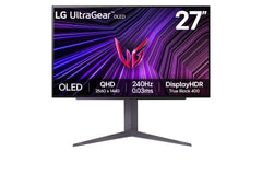 LG 27" ULTRAGEAR OLED GAMING MONITOR, DISPLAYHDR TRUE BLACK 400, 240HZ, 0.03MS (GTG)