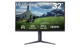 LG 32” ULTRAGEAR QHD NANO IPS 180HZ GAMING MONITOR, 1MS (GTG), HDR10