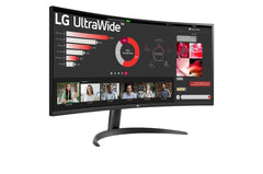 LG 34" ULTRAWIDE QHD CURVED MONITOR