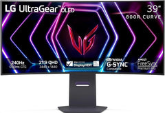 LG 39" ULTRAGEAR OLED WQHD 1440P 240HZ 0.03MS G-SYNC COMPATIBLE 800R CURVED GAMING MONITOR
