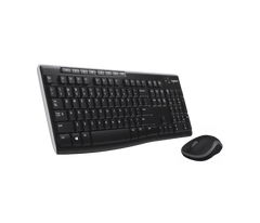 LOGITECH MK270 WLS KEYBOARD & MOUSE COMBO BLACK