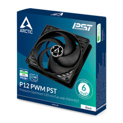 ARCTIC P12 120MM PWM PST CASE FAN 1800RPM BLACK