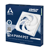 ARCTIC P14 140MM PWM PST CASE FAN 1700RPM WHITE