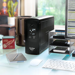 CYBERPOWER 1000VA/600W 1080J W/AVR,DISPLAY 9-OUT,USB/RS232