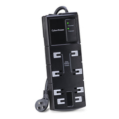 CYBERPOWER SURGE PROTECTOR 8-OUTLETS 6 FT CORD 1800 JOULES