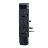 CYBERPOWER WALL TAP SURGE 1200J 6-SWIVEL OUT W/2.1A DUAL USB CHARGE