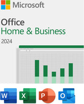 MS OFFICE HOME & BUSINESS 2024 PC/MAC ESD MEDIALESS PKC REAIL BOX
