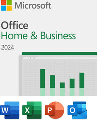 MS OFFICE HOME & BUSINESS 2024 PC/MAC ESD MEDIALESS PKC REAIL BOX