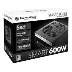 TT SMART WHITE 600W 80+ ATX NON MODULAR