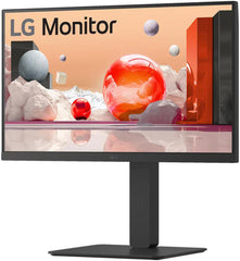 LG 24" CLASS WEBCAM FULL HD LCD MONITOR - 16:9 - TEXTURED BLACK