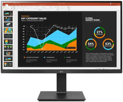 LG 27" IPS QHD MONITOR WITH HDR10, SRGB 99%, DAISY CHAIN, USB TYPE‑C AND BUILT‑IN SPEAKERS