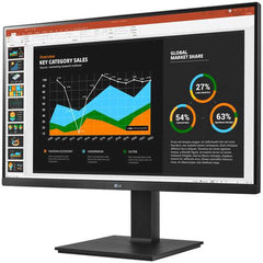 LG 27" IPS QHD MONITOR WITH HDR10, SRGB 99%, DAISY CHAIN, USB TYPE‑C AND BUILT‑IN SPEAKERS