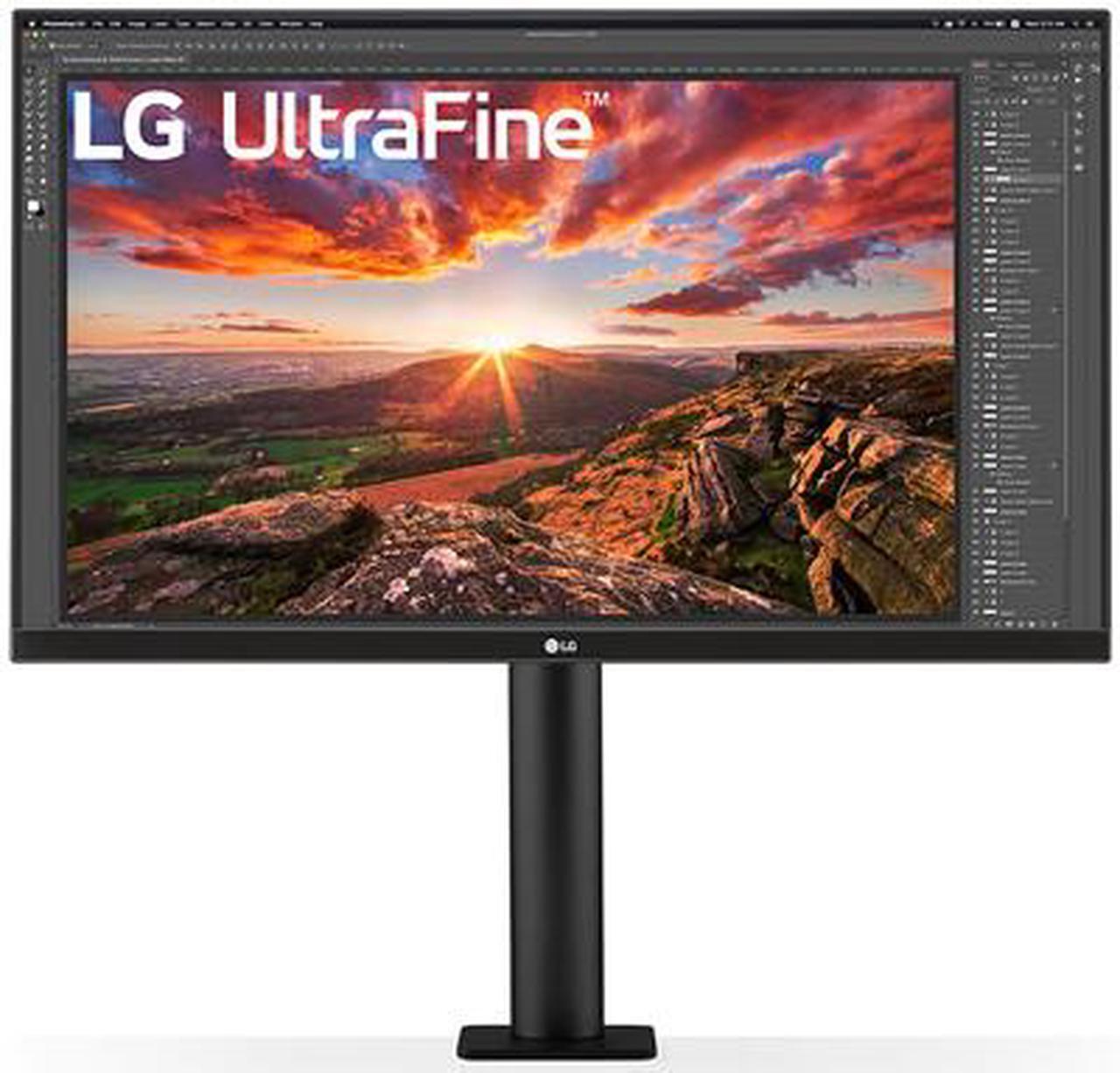 LG 27" 4K UHD ULTRAFINE IPS MONITOR WITH VESA DISPLAYHDR 400, USB TYPE-C AND ERGO STAND