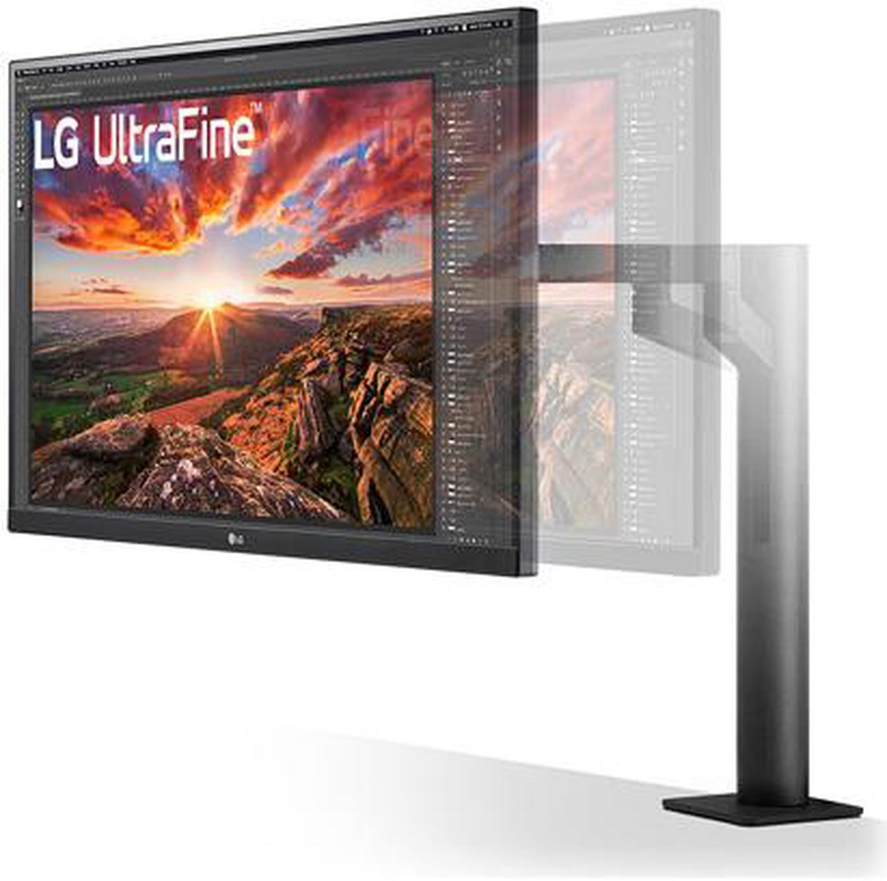 LG 27" 4K UHD ULTRAFINE IPS MONITOR WITH VESA DISPLAYHDR 400, USB TYPE-C AND ERGO STAND