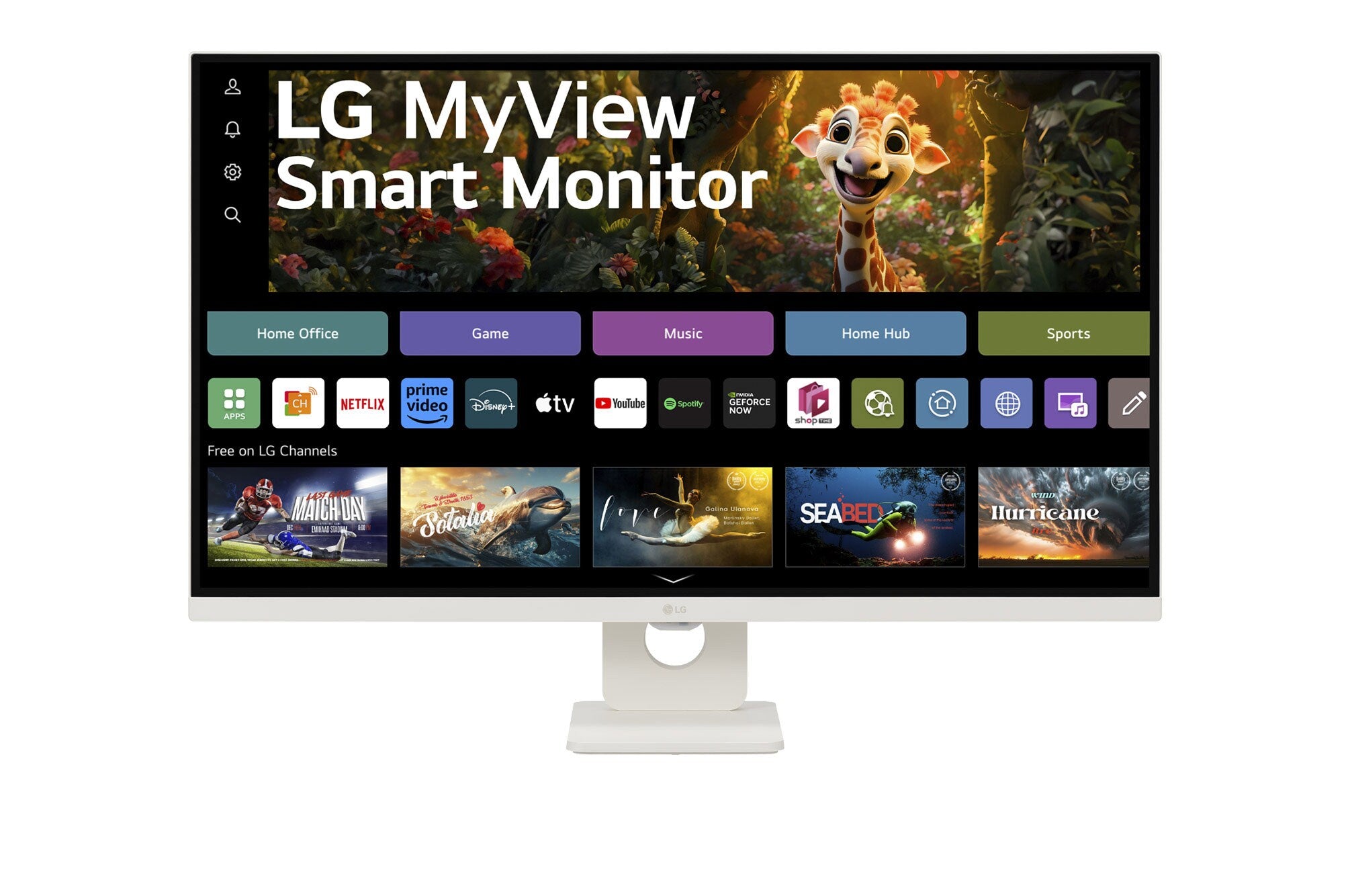 LG SMART 32” 4K UHD WITH WEBOS