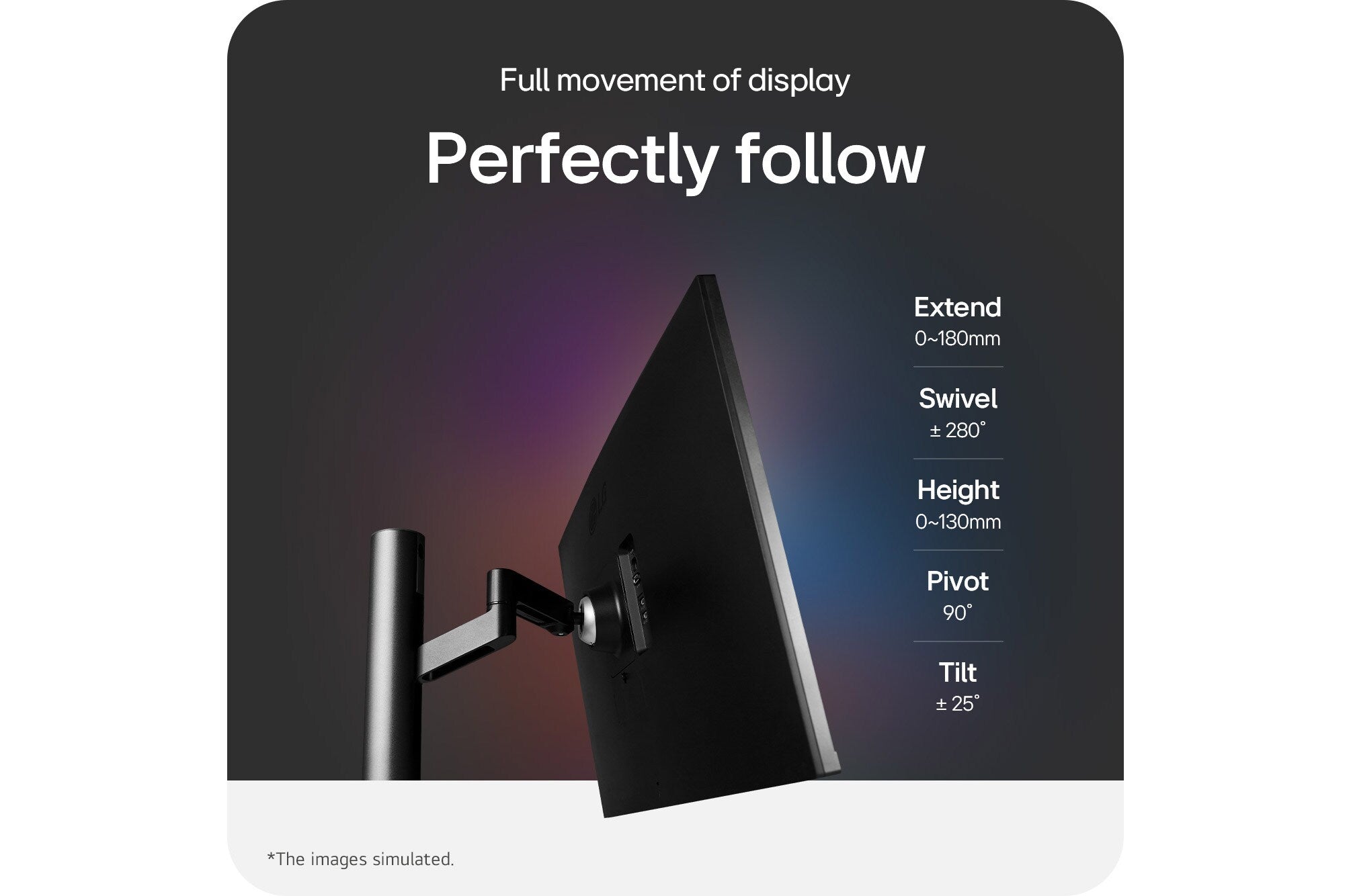 LG 32" UHD 4K ERGO IPS MONITOR WITH USB-C