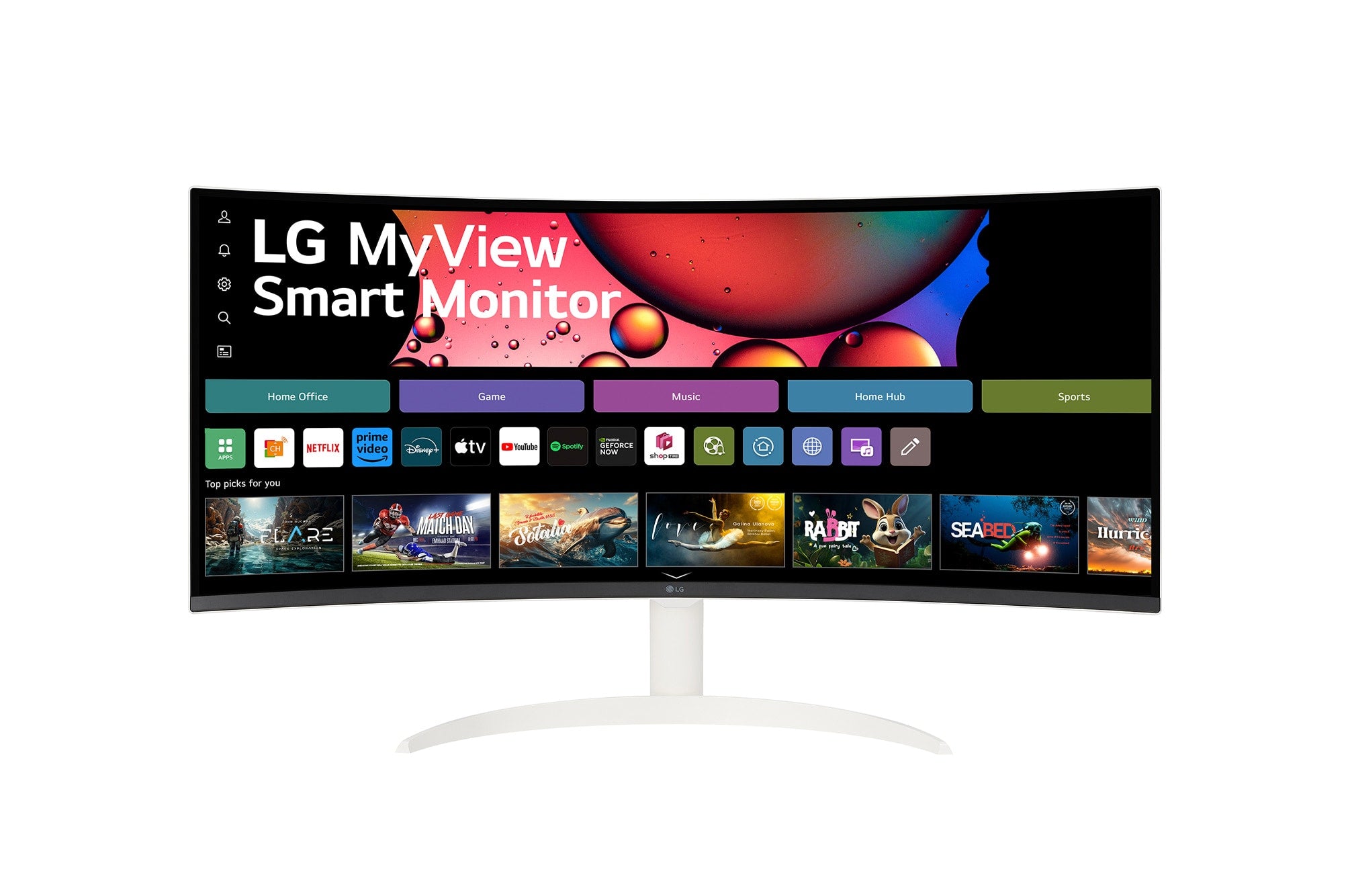 LG SMART 34” 21:9 CURVED WQHD (3440X1440) WITH WEBOS