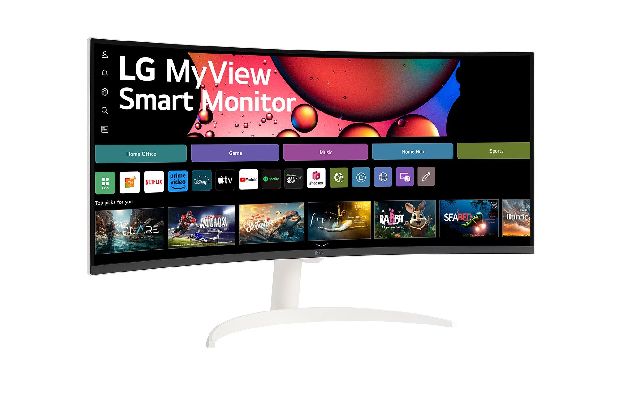 LG SMART 34” 21:9 CURVED WQHD (3440X1440) WITH WEBOS