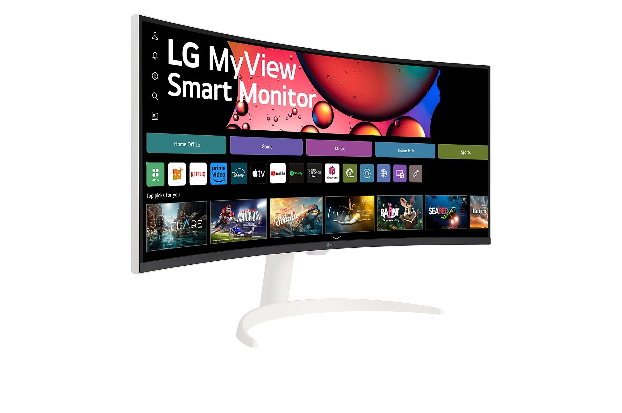LG SMART 34” 21:9 CURVED WQHD (3440X1440) WITH WEBOS