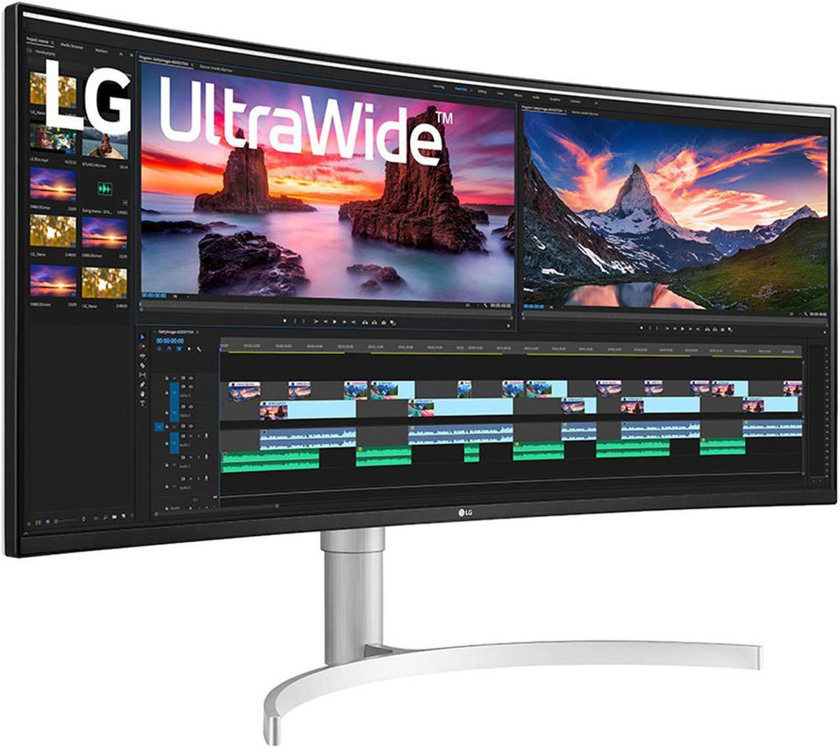 LG 38" ULTRAWIDE QHD+ IPS CURVED MONITOR WITH THUNDERBOLT 3 CONNECTIVITY