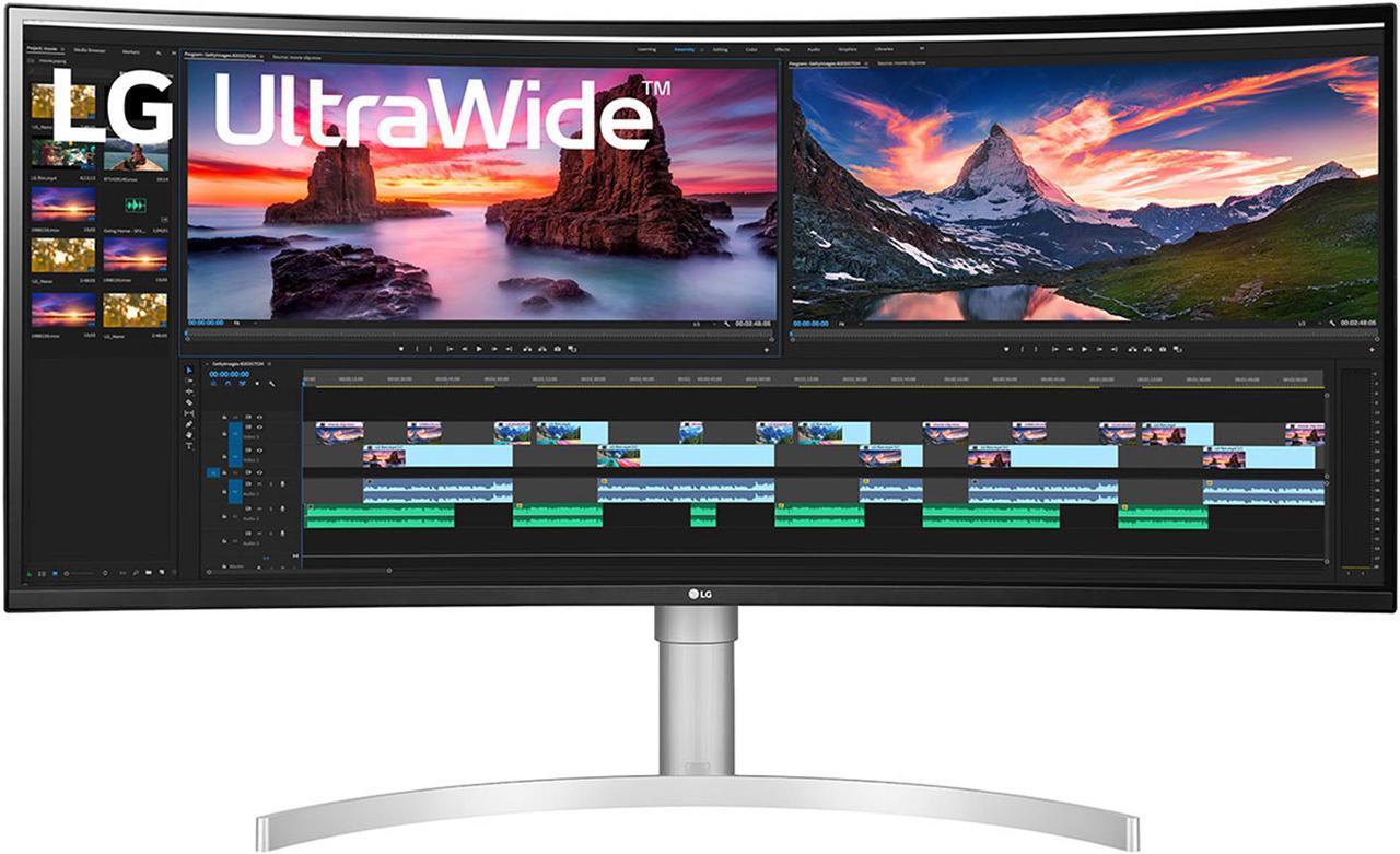 LG 38" ULTRAWIDE QHD+ IPS CURVED MONITOR WITH THUNDERBOLT 3 CONNECTIVITY