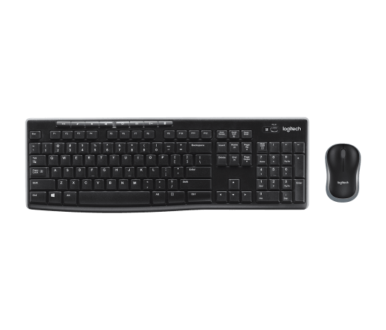 LOGITECH MK270 WLS KEYBOARD & MOUSE COMBO BLACK