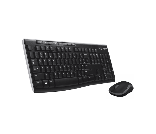 LOGITECH MK270 WLS KEYBOARD & MOUSE COMBO BLACK