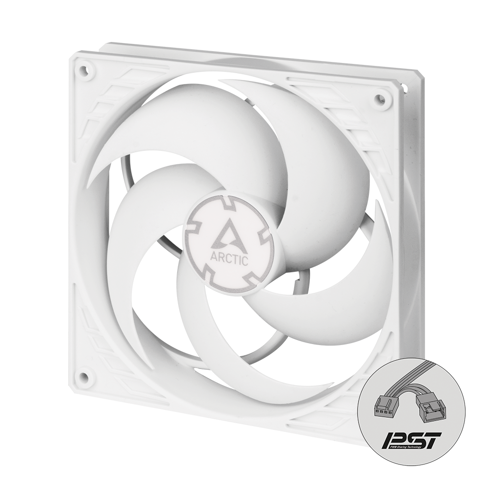 ARCTIC P14 140MM PWM PST CASE FAN 1700RPM WHITE
