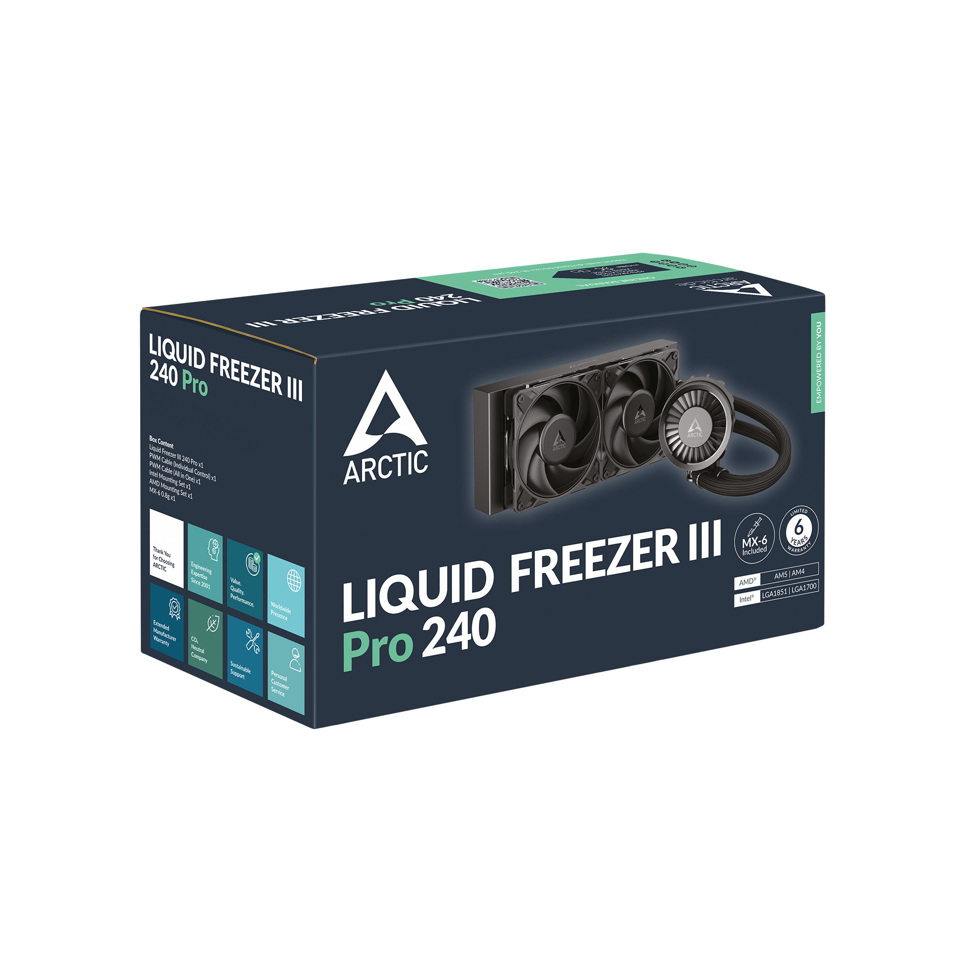 ARCTIC LIQUID FREEZER III PRO 240 BLACK AIO CPU WATER COOLER
