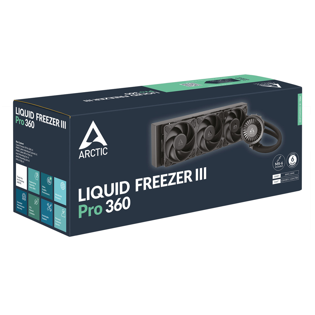 ARCTIC LIQUID FREEZER III PRO 360 BLACK AIO CPU WATER COOLER