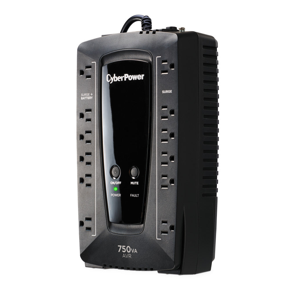 CYBERPOWER 750VA/450W 1030J W/AVR 12-OUT,USB