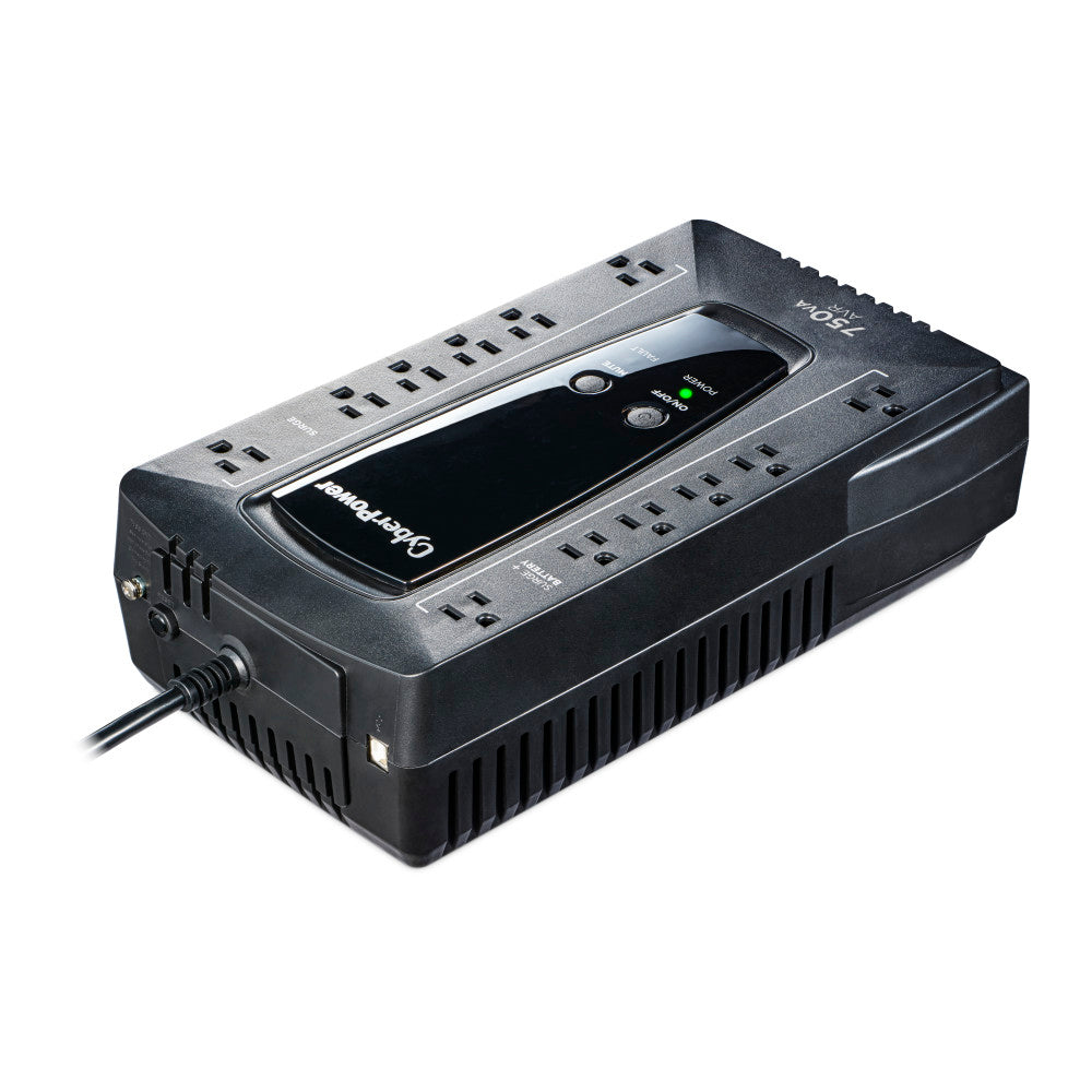 CYBERPOWER 750VA/450W 1030J W/AVR 12-OUT,USB