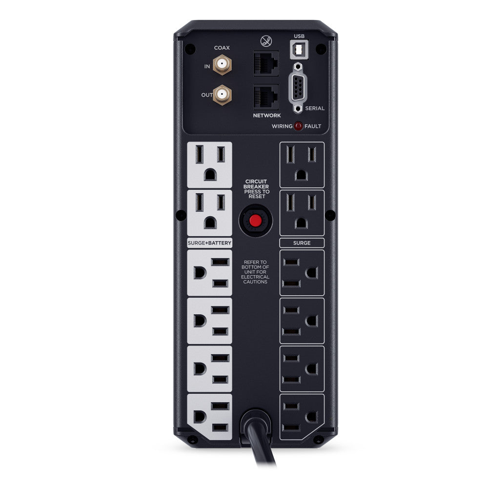CYBERPOWER 1350VA/815W 1500J W/AVR,DISPLAY 12-OUT,USB-A+C/RS232