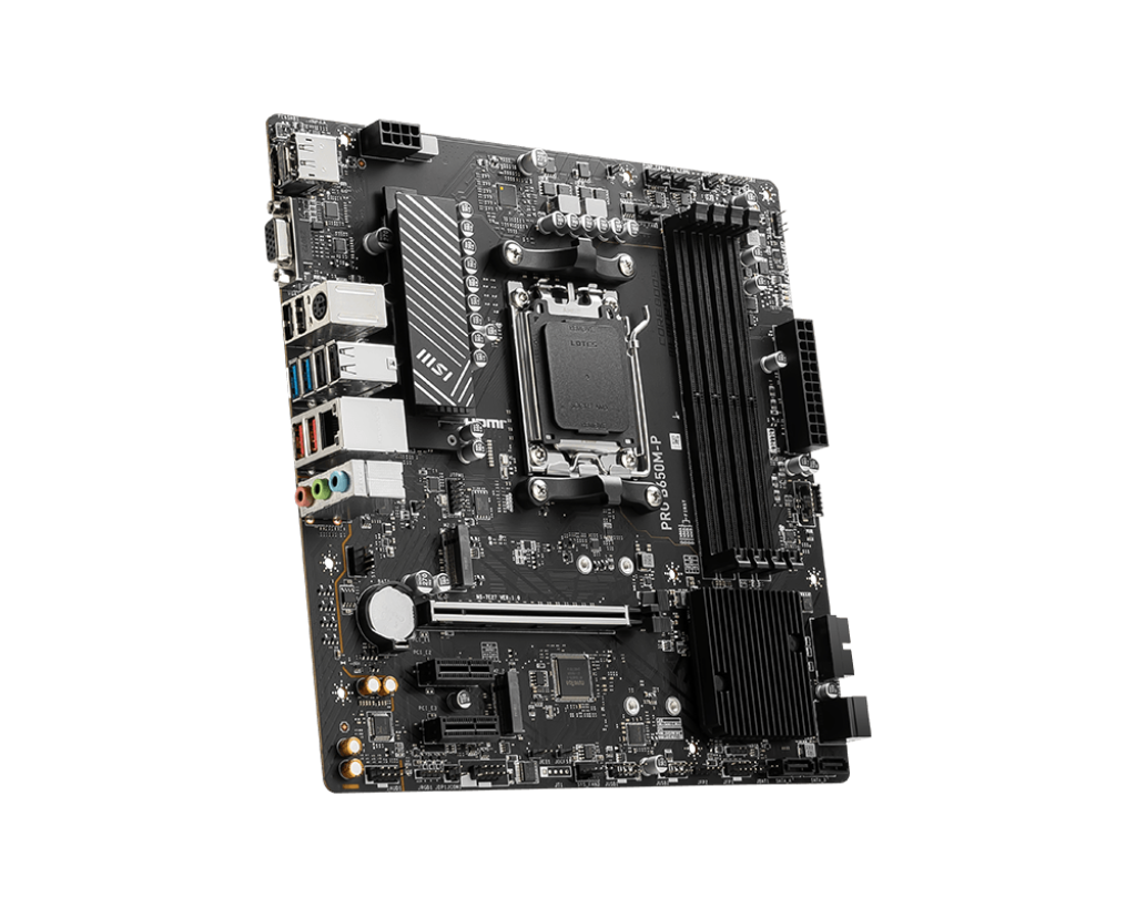 MSI B650 AM5 4DDR5 RAID 6G M.2 USB3.2A+C VGA+DP+HDMI MATX MB