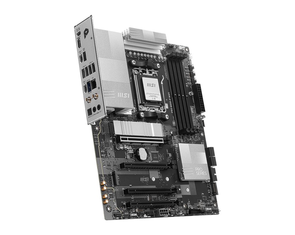 MSI B850 AM5 4DDR5 RAID SATA6G M.2USB3.2 A+C WIFI 7 BT DP+HDMI ARGB ATX MB392607