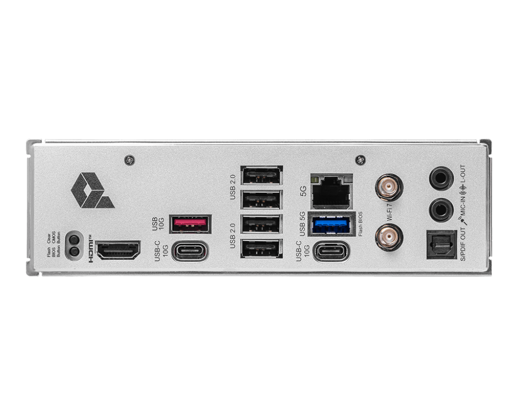 MSI B850 AM5 4DDR5 RAID SATA6G M.2USB3.2 A+C WIFI 7 BT DP+HDMI ARGB ATX MB392607