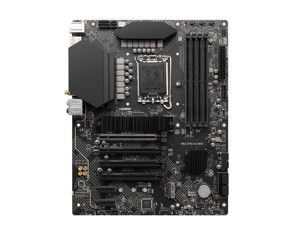 MSI Z790 1700 4DDR5 RAID 6G M.2 U3.2 A+C WIFI 7+BT DP+HDMI ARGB ATX MB