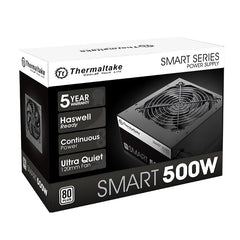 TT SMART WHITE 500W 80+  ATX NON MODULAR