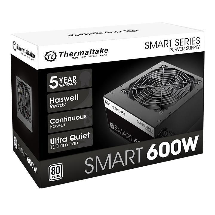 TT SMART WHITE 600W 80+ ATX NON MODULAR