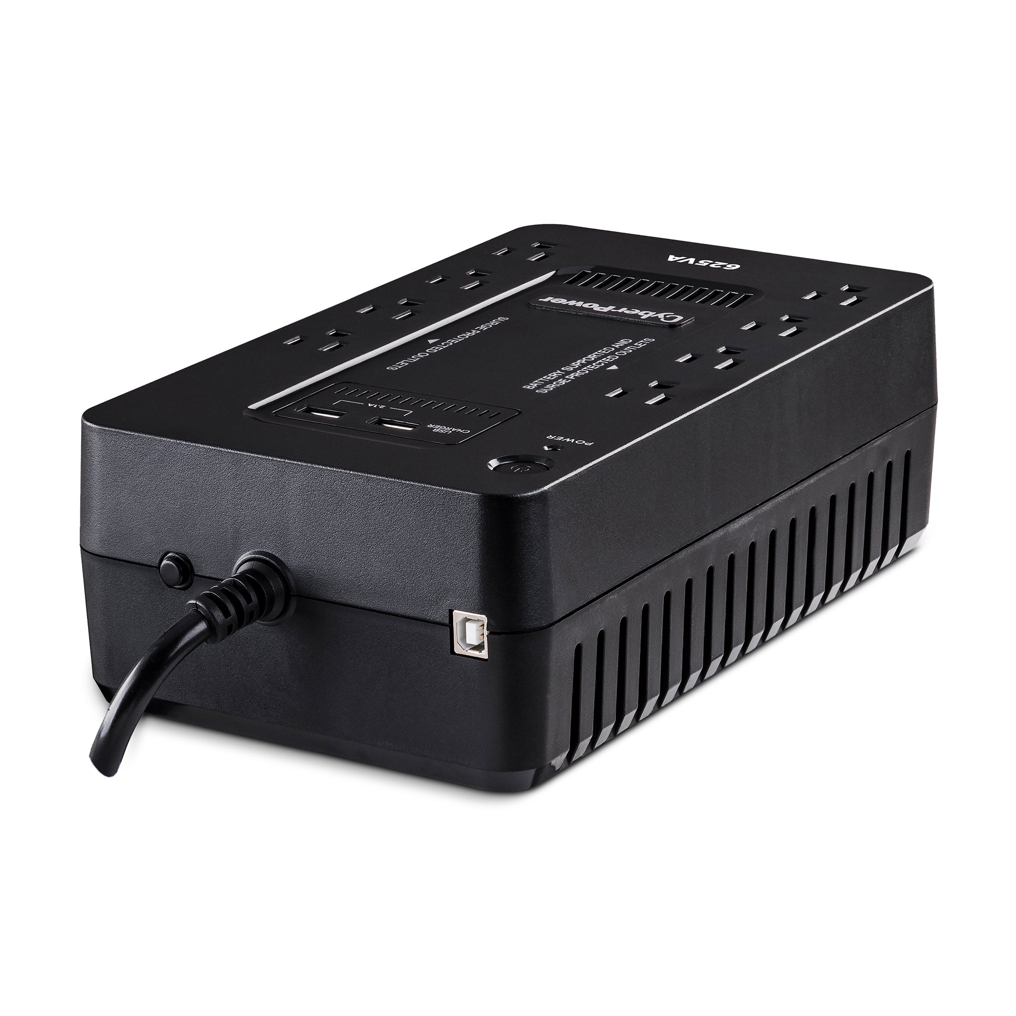 CYBERPOWER STANDBY 625VA/360W 890J, 8-OUT, 2-USB