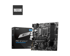 MSI B760 1700 4DDR4 RAID 6G M.2 U3.2 A+C VGA/DP/HDMI RGB MATX MB